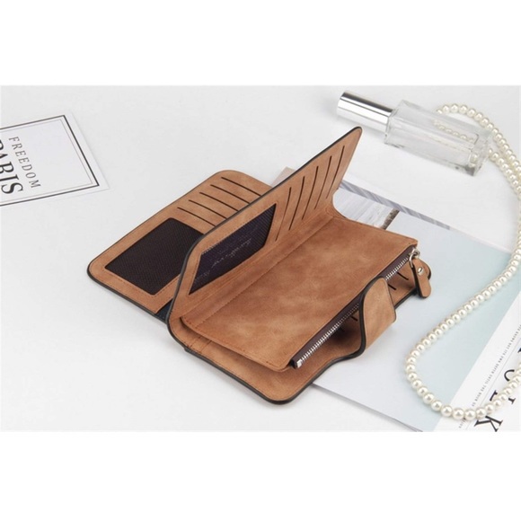 GXF-Baellerry women’s wallet, long wallet card packages, long buckle with zipper - Picture 3 of 9